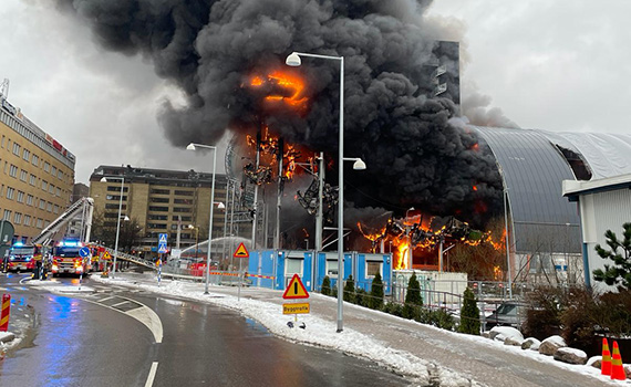 Branden på Oceana vattenvärld i Göteborg 2024