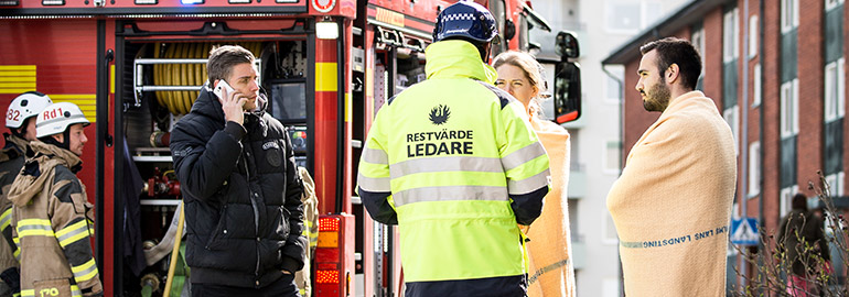 Restvärdeledare hjälper drabbade på olycksplats